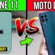 moto g100 vs iphone 11