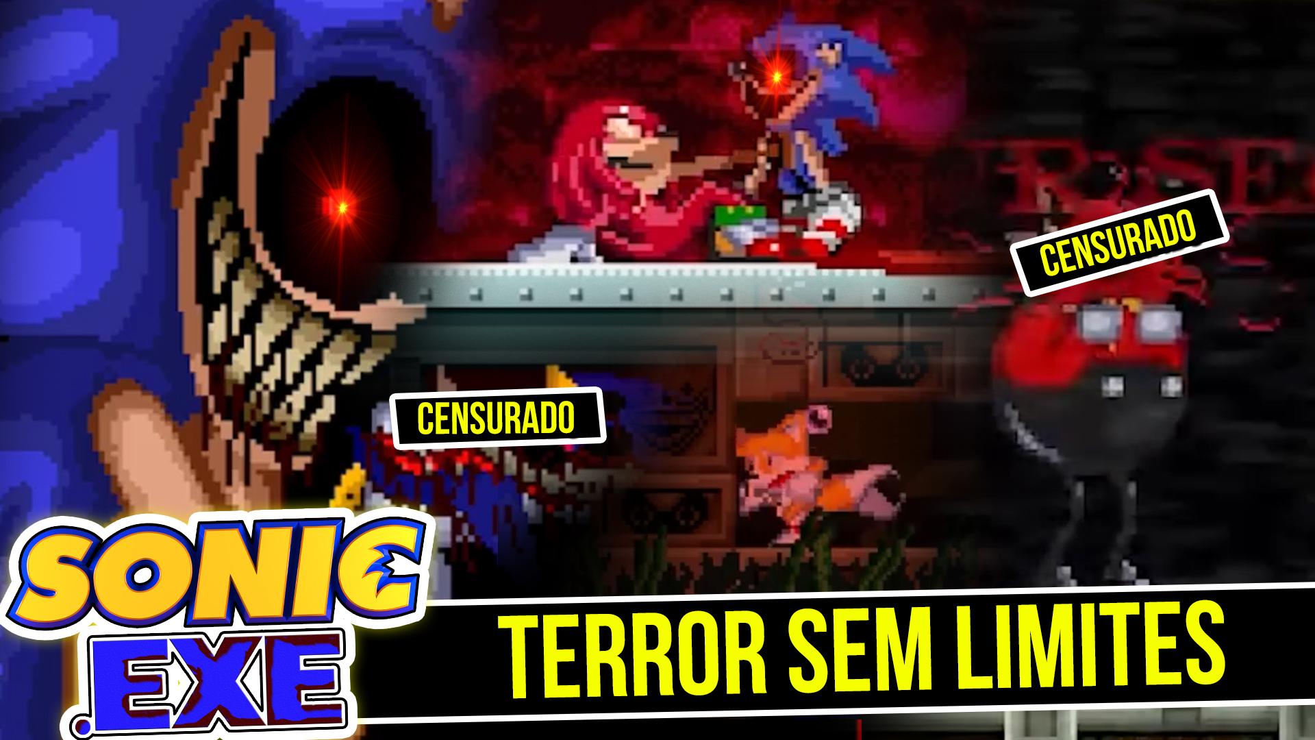ESPECIAL Sonic.exe | Todos os 20 JOGOS mais ASSUSTADOES
