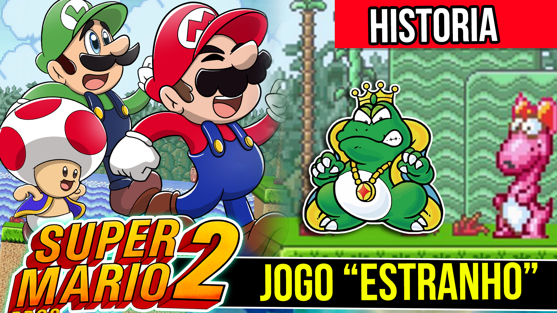 Super Mario 2 e seu fan FINAL PERTUBADOR