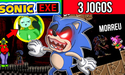 Sonic exe 3 jogos